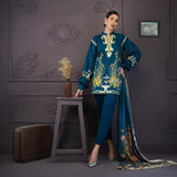 Kalyan Festive Designer Embroidered Lawn 3 Piece Un-Stitched Suit Vol 2 - 10 - test-store-for-chase-value