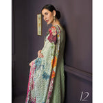 Kalyan Festive Designer Embroidered Lawn 3 Piece Un-Stitched Suit Vol 2 - 12 - test-store-for-chase-value
