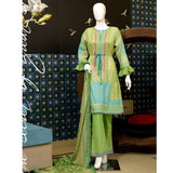 RungReet Embroidered Lawn 3 Piece Un-Stitched Suit Vol - 01 2A - test-store-for-chase-value