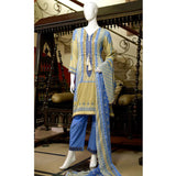 RungReet Embroidered Lawn 3 Piece Un-Stitched Suit Vol - 01 2B - test-store-for-chase-value