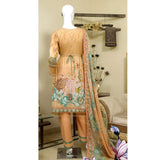 RungReet Embroidered Lawn 3 Piece Un-Stitched Suit Vol - 01 4A - test-store-for-chase-value