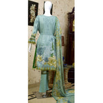 RungReet Embroidered Lawn 3 Piece Un-Stitched Suit Vol - 01 4B - test-store-for-chase-value