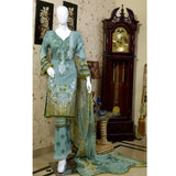 RungReet Embroidered Lawn 3 Piece Un-Stitched Suit Vol - 01 4B - test-store-for-chase-value