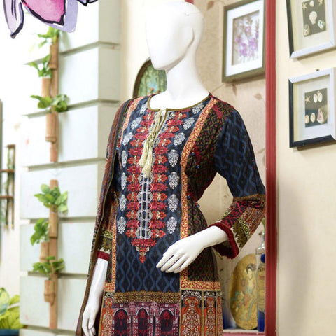 RungReet Embroidered Lawn 3 Piece Un-Stitched Suit Vol - 01 5B - test-store-for-chase-value