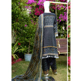 RungReet Embroidered Lawn 3 Piece Un-Stitched Suit Vol - 01 6B - test-store-for-chase-value