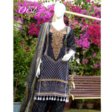 RungReet Embroidered Lawn 3 Piece Un-Stitched Suit Vol - 01 6B - test-store-for-chase-value