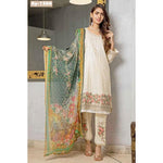 Rana Arts Ayesha Luxury Embroidered Lawn 3 Piece Un-Stitched Suit - AY-1206 A - test-store-for-chase-value
