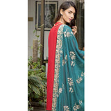 Rana Arts Ayesha Luxury Embroidered Lawn 3 Piece Un-Stitched Suit - EKR-1211 A - test-store-for-chase-value