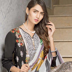 Rana Arts Ayesha Luxury Embroidered Lawn 3 Piece Un-Stitched Suit - DP-1223 A - test-store-for-chase-value