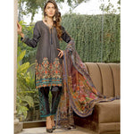 Rana Arts Ayesha Luxury Embroidered Lawn 3 Piece Un-Stitched Suit - AY-1235 A - test-store-for-chase-value