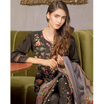 Rana Arts Ayesha Luxury Embroidered Lawn 3 Piece Un-Stitched Suit - EKR-1229 A - test-store-for-chase-value
