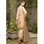 Rana Arts Ayesha Luxury Embroidered Lawn 3 Piece Un-Stitched Suit - EKR-1208 B - test-store-for-chase-value