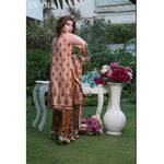 Rangreza Printed Lawn 3 Piece Un-Stitched Suit Vol-09 - ZS 01 - test-store-for-chase-value
