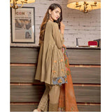 Rana Arts Ayesha Luxury Embroidered Lawn 3 Piece Un-Stitched Suit - AY-1228 B - test-store-for-chase-value
