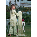 Rangreza Printed Lawn 3 Piece Un-Stitched Suit Vol-09 - ZS 03 - test-store-for-chase-value