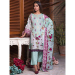 Rangreza Printed Lawn 3 Piece Un-Stitched Suit Vol-09 - ZS 05 - test-store-for-chase-value