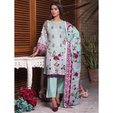 Rangreza Printed Lawn 3 Piece Un-Stitched Suit Vol-09 - ZS 05 - test-store-for-chase-value