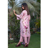 Rangreza Printed Lawn 3 Piece Un-Stitched Suit Vol-09 - ZS 04 - test-store-for-chase-value