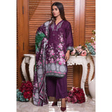 Rangreza Printed Lawn 3 Piece Un-Stitched Suit Vol-09 - ZS 07 - test-store-for-chase-value