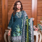 Rangreza Printed Lawn 3 Piece Un-Stitched Suit Vol-09 - ZS 08 - test-store-for-chase-value