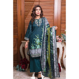 Rangreza Printed Lawn 3 Piece Un-Stitched Suit Vol-09 - ZS 08 - test-store-for-chase-value