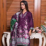 Rangreza Printed Lawn 3 Piece Un-Stitched Suit Vol-09 - ZS 07 - test-store-for-chase-value