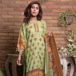 Rangreza Printed Lawn 3 Piece Un-Stitched Suit Vol-09 - ZS 09 - test-store-for-chase-value