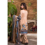 Rangreza Printed Lawn 3 Piece Un-Stitched Suit Vol-09 - ZS 10 - test-store-for-chase-value