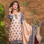 Rangreza Printed Lawn 3 Piece Un-Stitched Suit Vol-09 - ZS 10 - test-store-for-chase-value
