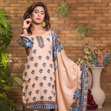 Rangreza Printed Lawn 3 Piece Un-Stitched Suit Vol-09 - ZS 10 - test-store-for-chase-value