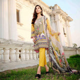 Royal Legacy Embroidered Lawn 3 Piece Un-Stitched Suit - 4445 B - test-store-for-chase-value