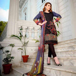 Royal Legacy Embroidered Lawn 3 Piece Un-Stitched Suit - 4448 A - test-store-for-chase-value
