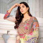 Royal Legacy Embroidered Lawn 3 Piece Un-Stitched Suit - 4451 B - test-store-for-chase-value
