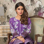 Amani Chikan Kari Embroidered Designer Lawn 3 Piece Un-Stitched Suit - 3 A - test-store-for-chase-value