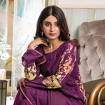 Amani Chikan Kari Embroidered Designer Lawn 3 Piece Un-Stitched Suit - 4 A - test-store-for-chase-value