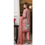 Amani Chikan Kari Embroidered Designer Lawn 3 Piece Un-Stitched Suit - 5 A - test-store-for-chase-value