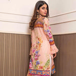 Amani Chikan Kari Embroidered Designer Lawn 3 Piece Un-Stitched Suit - 6 A - test-store-for-chase-value
