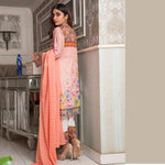 Amani Chikan Kari Embroidered Designer Lawn 3 Piece Un-Stitched Suit - 6 B - test-store-for-chase-value