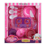 Kitchen 8 Pcs Set For Girls - Pink - test-store-for-chase-value