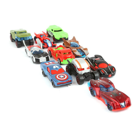 Hot Wheel Cars 10 Pcs - Multi - test-store-for-chase-value