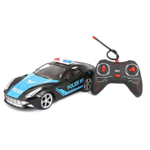 Remote Control Police Car - Black - test-store-for-chase-value