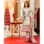 Amna Sohail Imperial Reflections Embroidered Lawn 3 Piece Un-Stitched Suit - 4589 A - test-store-for-chase-value