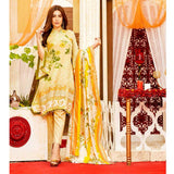 Amna Sohail Imperial Reflections Embroidered Lawn 3 Piece Un-Stitched Suit - 4589 B - test-store-for-chase-value