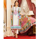 Amna Sohail Imperial Reflections Embroidered Lawn 3 Piece Un-Stitched Suit - 4592 A - test-store-for-chase-value
