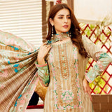 Amna Sohail Imperial Reflections Embroidered Lawn 3 Piece Un-Stitched Suit - 4594 B - test-store-for-chase-value