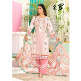 Iraar Luxurious Pearl Collection Embroidered Lawn 3 Piece Un-Stitched Suit - 3 B - test-store-for-chase-value