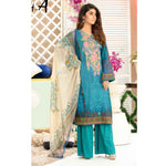Iraar Luxurious Pearl Collection Embroidered Lawn 3 Piece Un-Stitched Suit - 4 A - test-store-for-chase-value