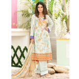 Iraar Luxurious Pearl Collection Embroidered Lawn 3 Piece Un-Stitched Suit - 6 A - test-store-for-chase-value