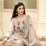 Famininity Schiffli Embroidered Lawn 3 Piece Un-Stitched Suit - 4581 - test-store-for-chase-value