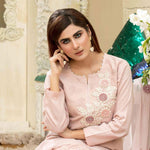 Famininity Schiffli Embroidered Lawn 3 Piece Un-Stitched Suit - 4582 - test-store-for-chase-value